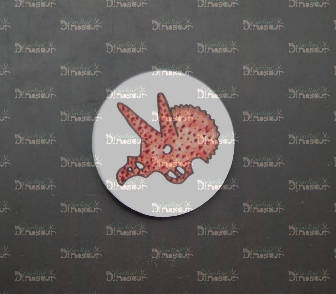 Triceratops Pin