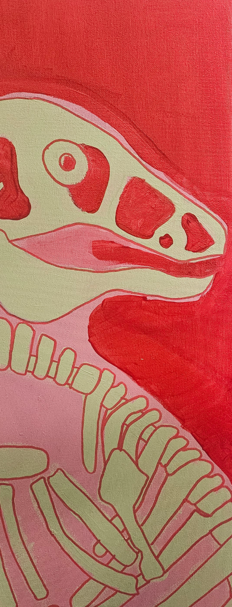 Velociraptor X Ray Skeleton WIP